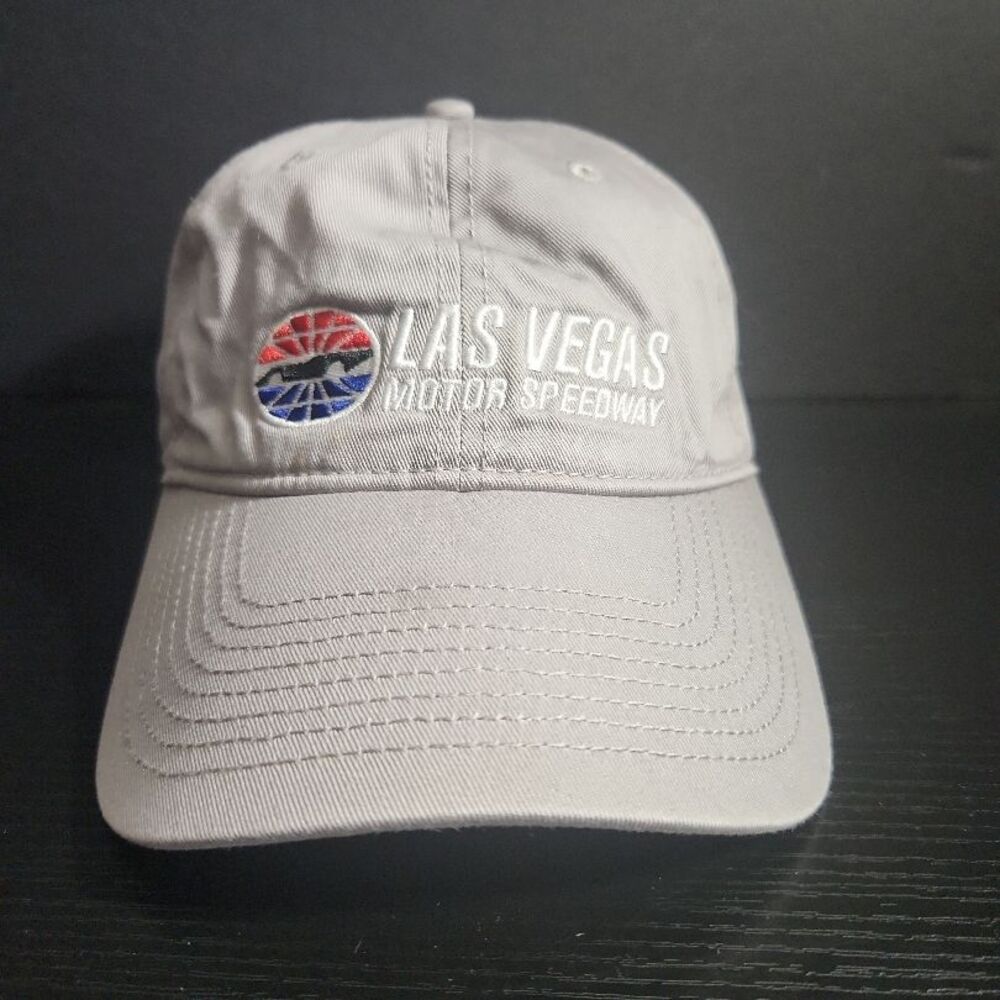 Las Vegas Motor‎ Speedway Cap One Size Light Gray Embroidered Racing Fanwear